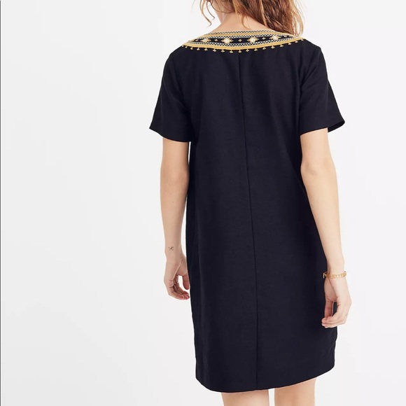 (Madewell) Mirror-Embroidered Dress - Picture 3 of 6
